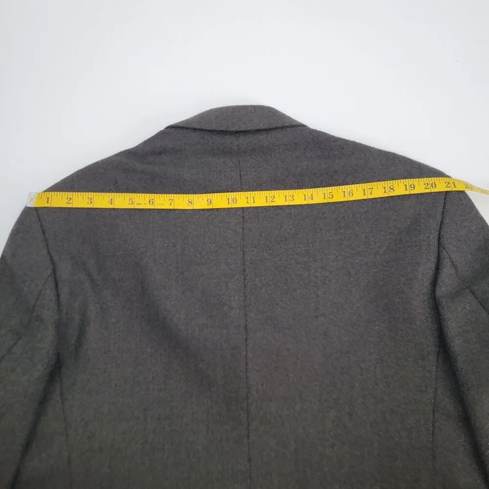 Barrington Mens 44S Gray Lambswool/Cashmere No Vent South Africa Made Blazer
